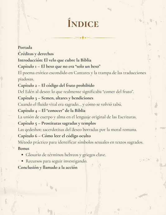 Significados Ocultos del Deseo Sagrado en la Biblia